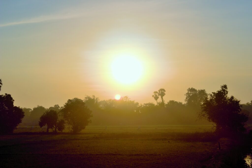 Sunrise in Cambodia